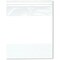 Plymor 7" x 8" (Pack of 100), 2 Mil White-Block Zipper Reclosable Plastic Bags